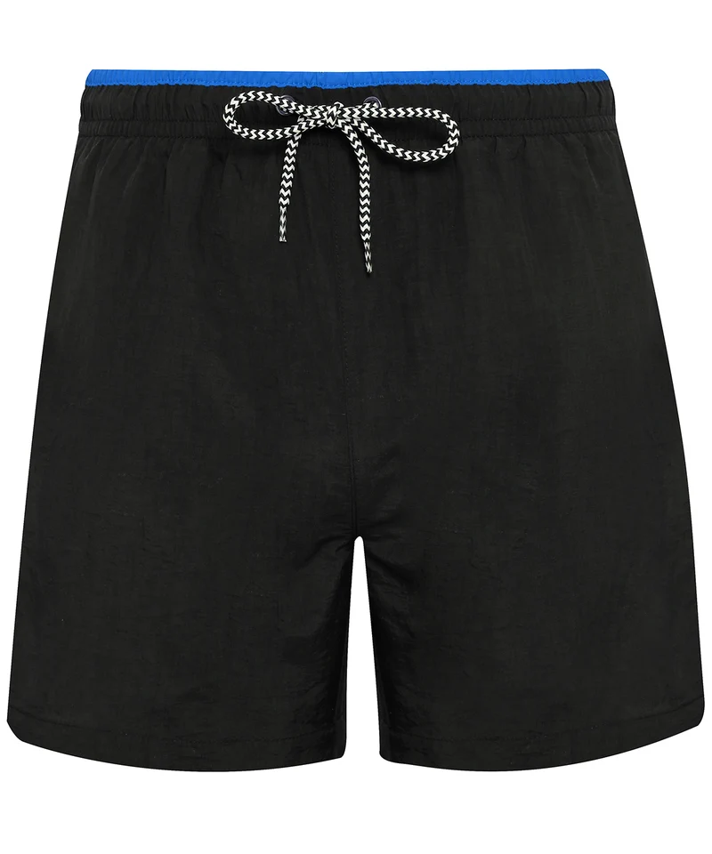 Black/Royal - Swim shorts