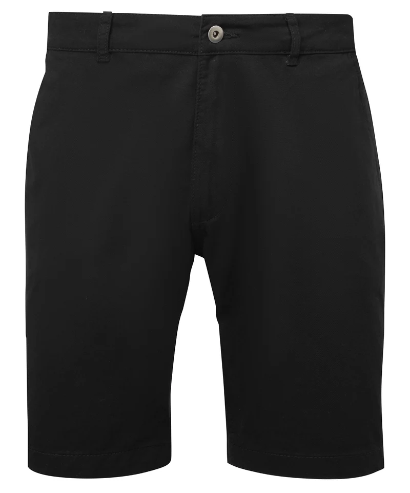 Black - Men's chino shorts