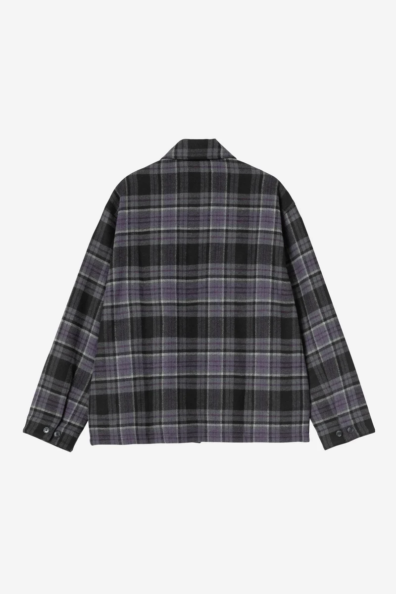 Carhartt Wip PARSON L/S SHIRT Parson Check Shady Purple