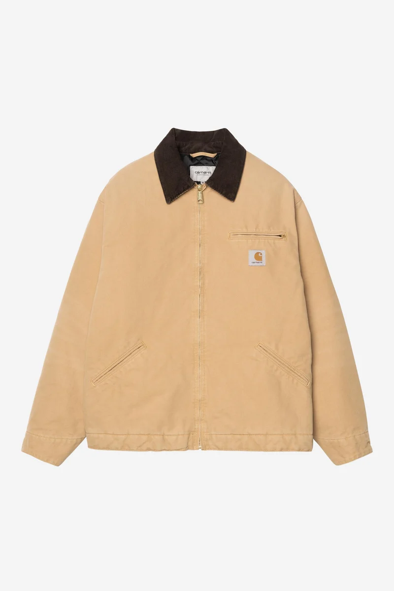 Carhartt Wip OG DETROIT JACKET WIP Dusty H / Tobacco stone canvas