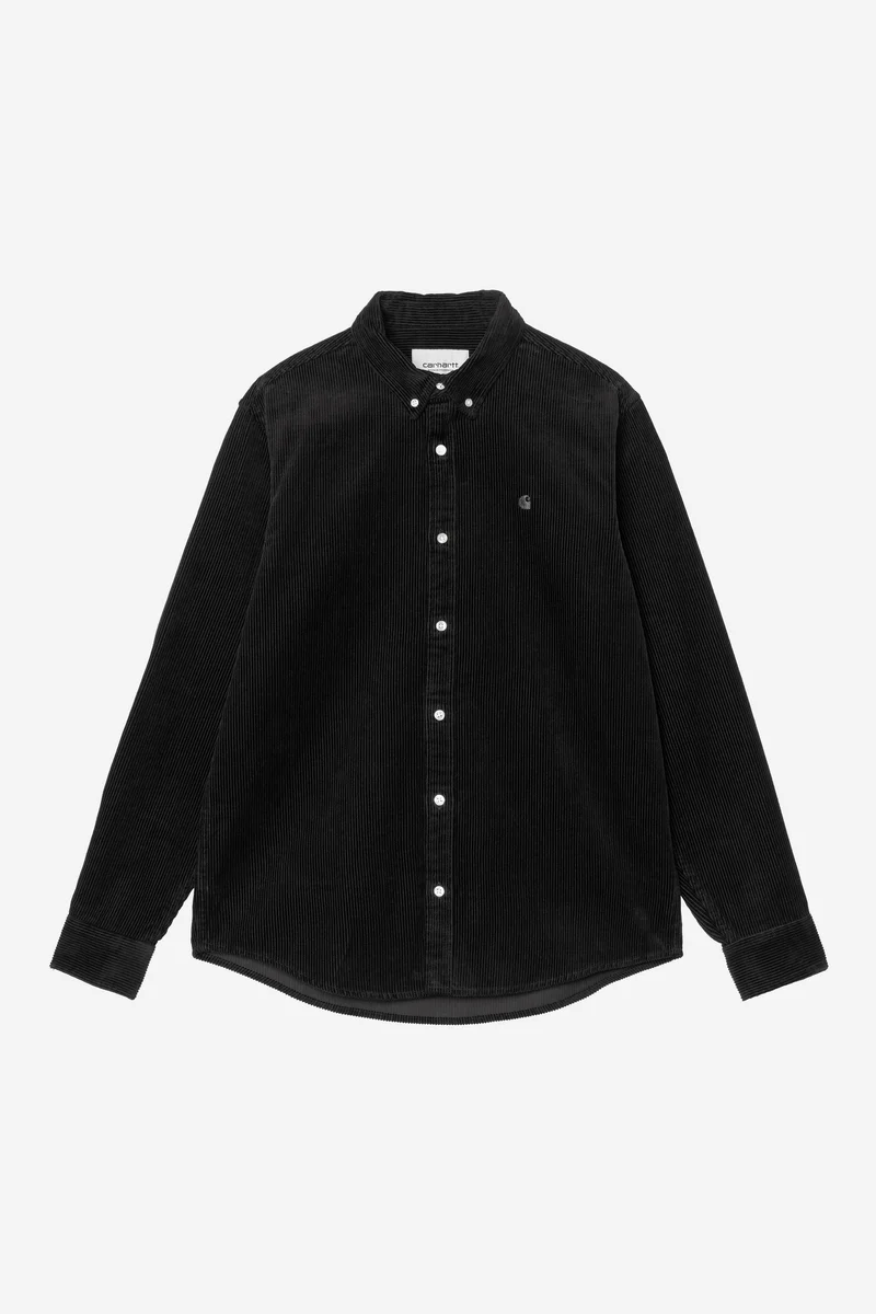 Carhartt Wip MADISON CORD L/S SHIRT Soot