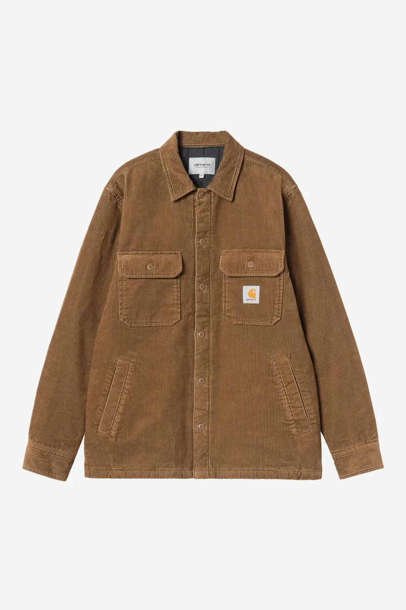 Carhartt Wip WHITSOME SHIRT JACKET WIP H Brown