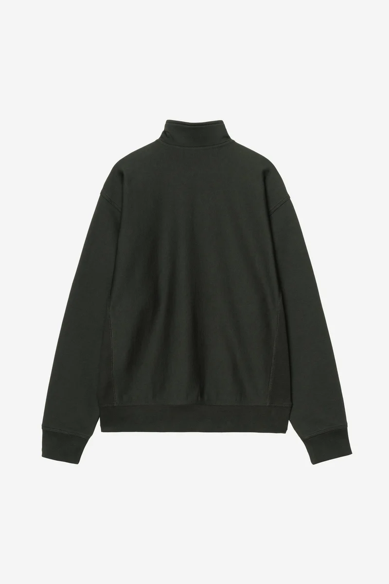 Carhartt Wip HALF ZIP AMERICAN SCRIPT SWEAT Raven