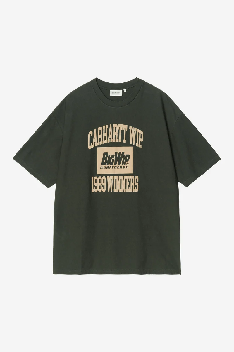 Carhartt Wip 1989 WINNERS S/S TEE Raven Heavy stone wash