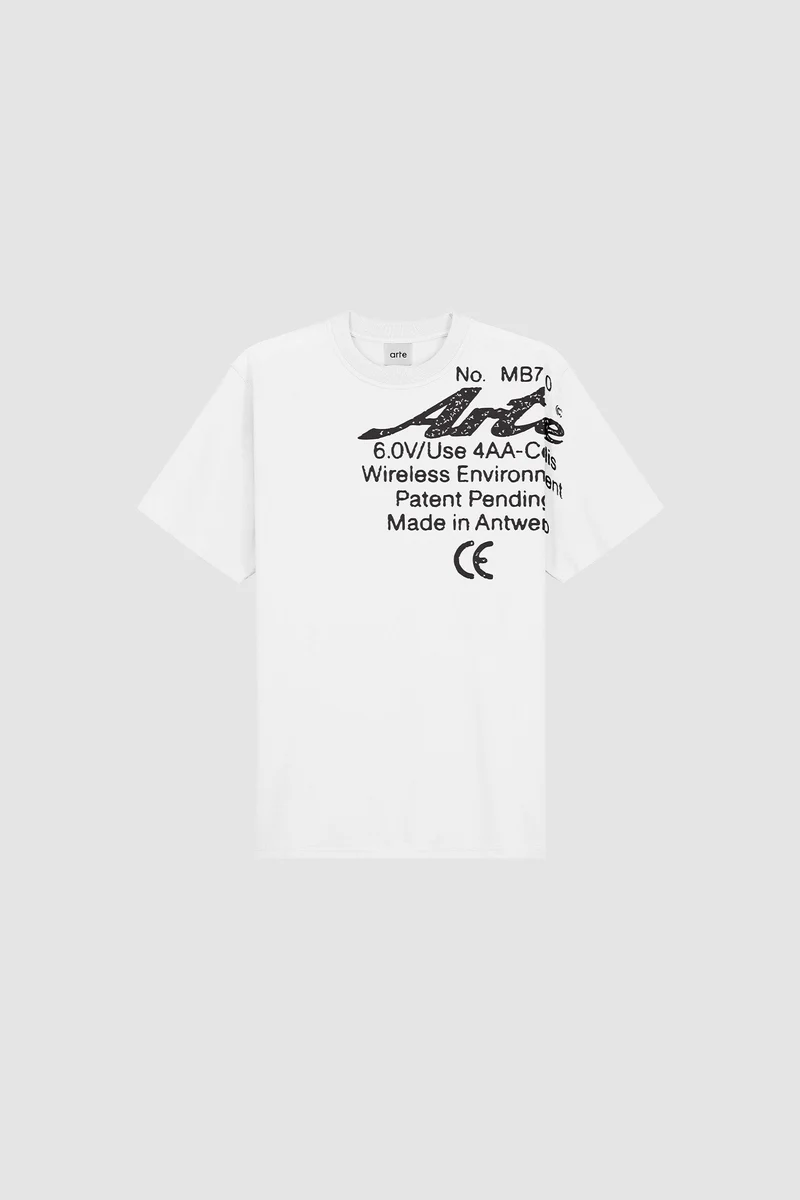 Arte Antwerp SPECS SIDE S/S TEE White