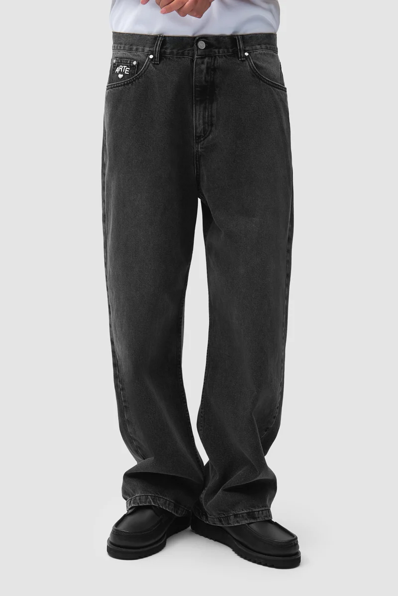 Arte Antwerp COR UNIFORM DENIM PANT Black