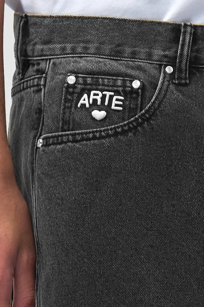 Arte Antwerp COR UNIFORM DENIM PANT Black
