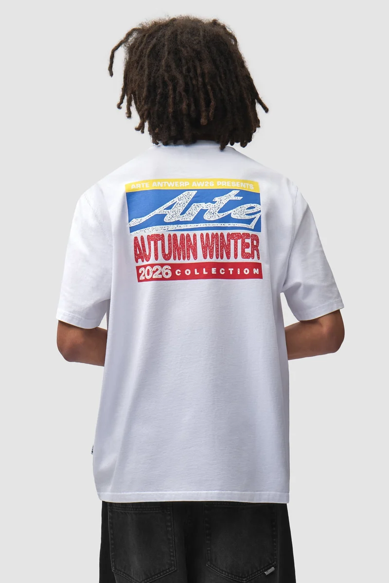 Arte Antwerp MURAL S/S TEE White