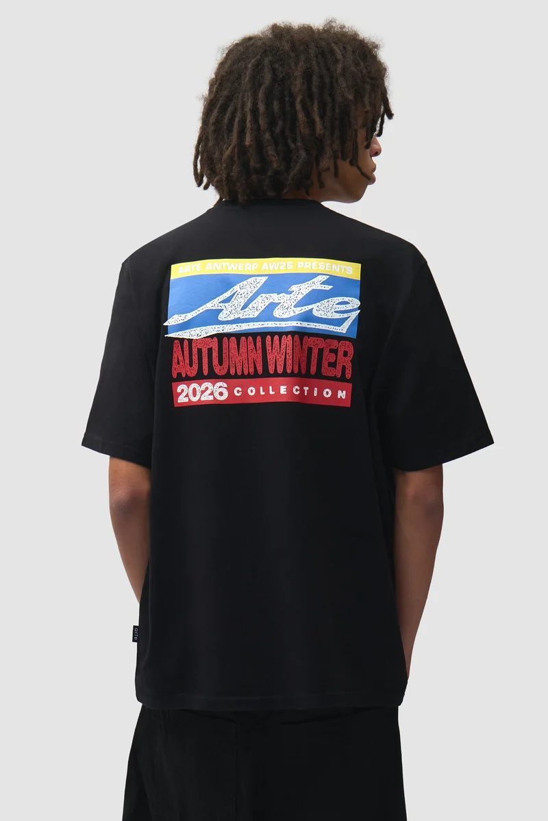 Arte Antwerp MURAL S/S TEE Black