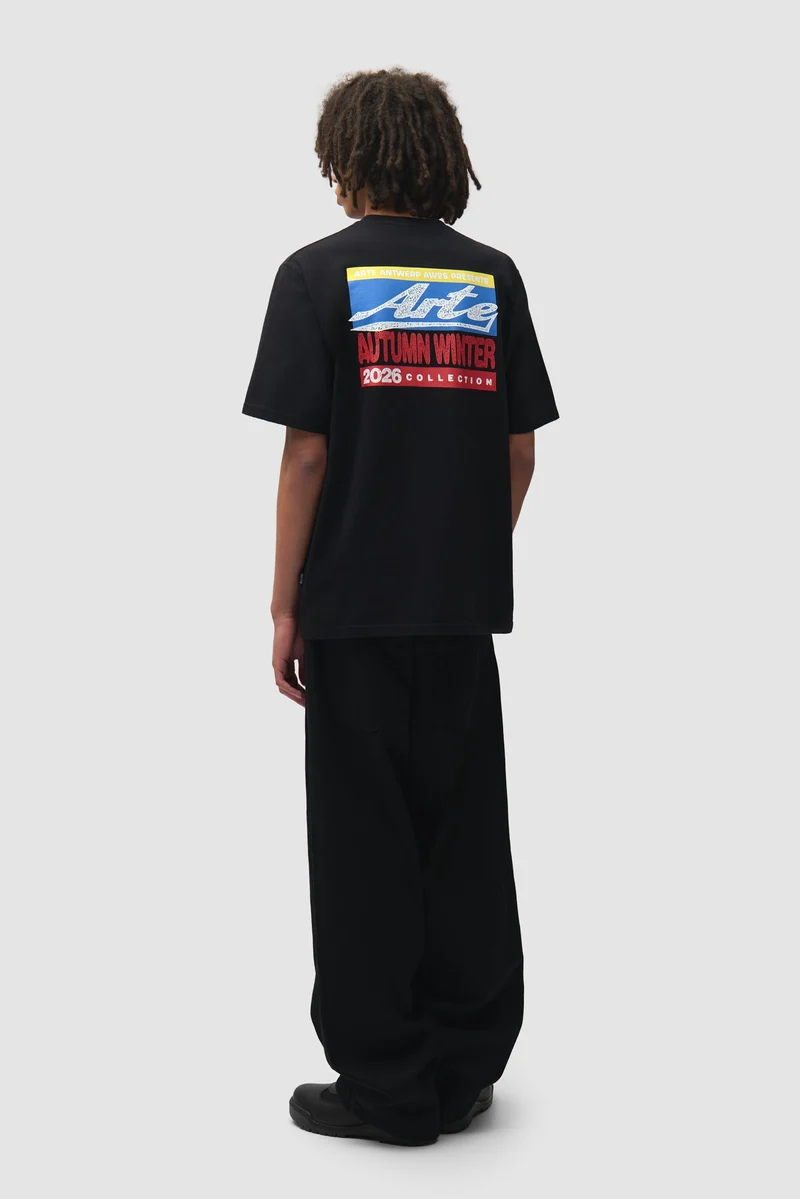 Arte Antwerp MURAL S/S TEE Black