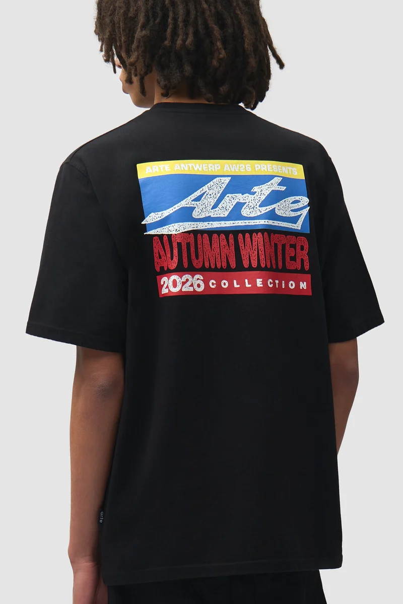 Arte Antwerp MURAL S/S TEE Black