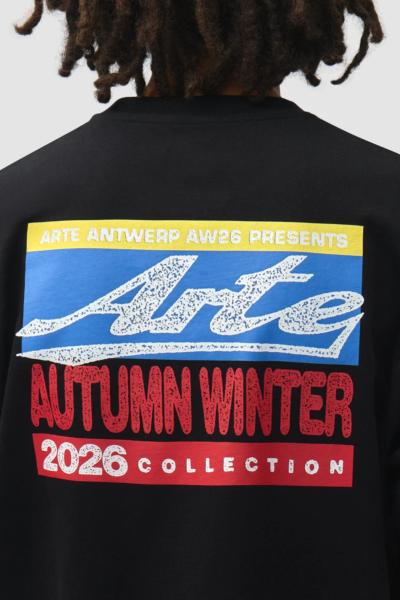 Arte Antwerp MURAL S/S TEE Black