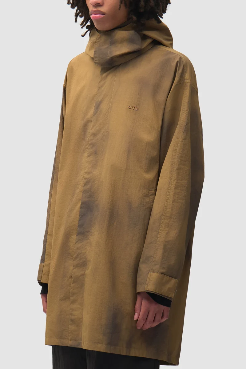 Arte Antwerp SUNFADE RAIN COAT Brown