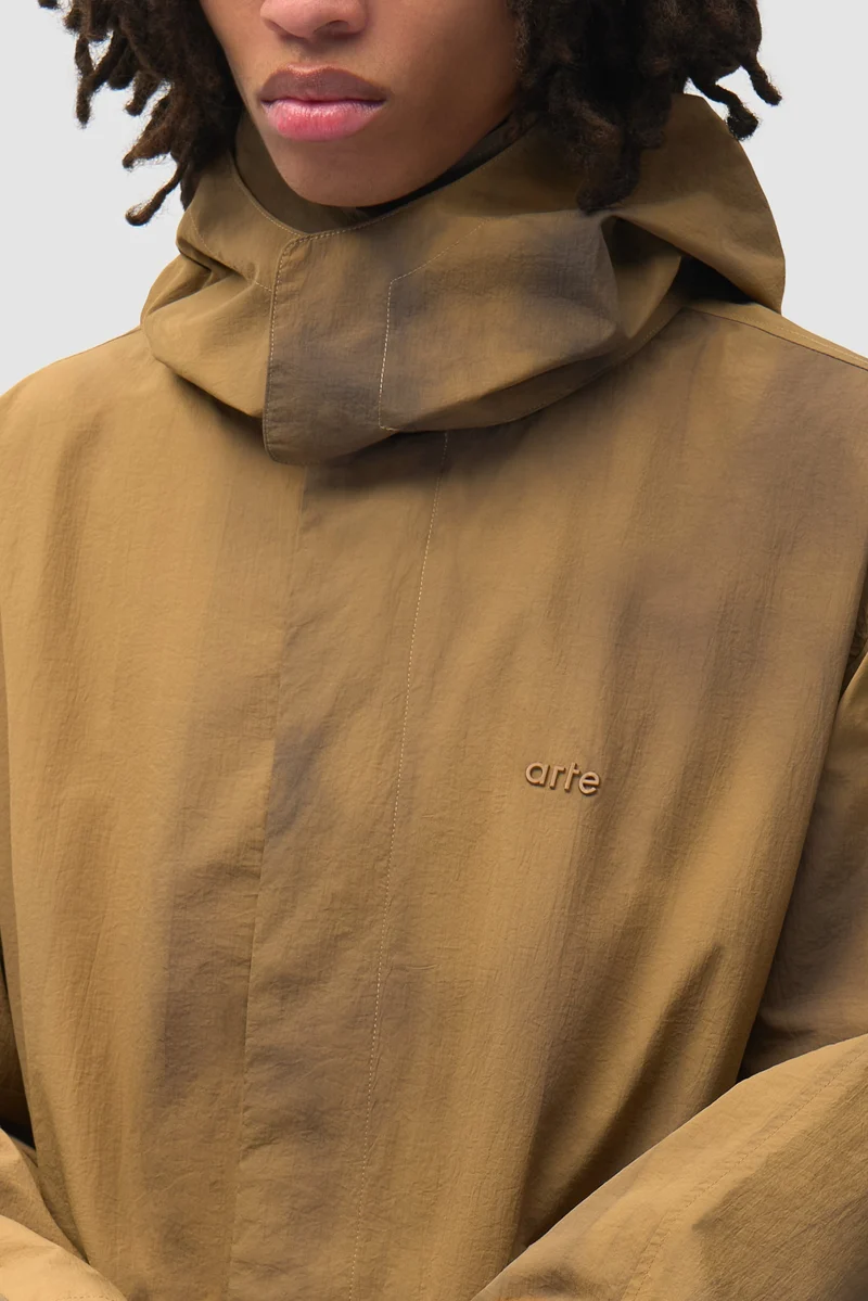 Arte Antwerp SUNFADE RAIN COAT Brown