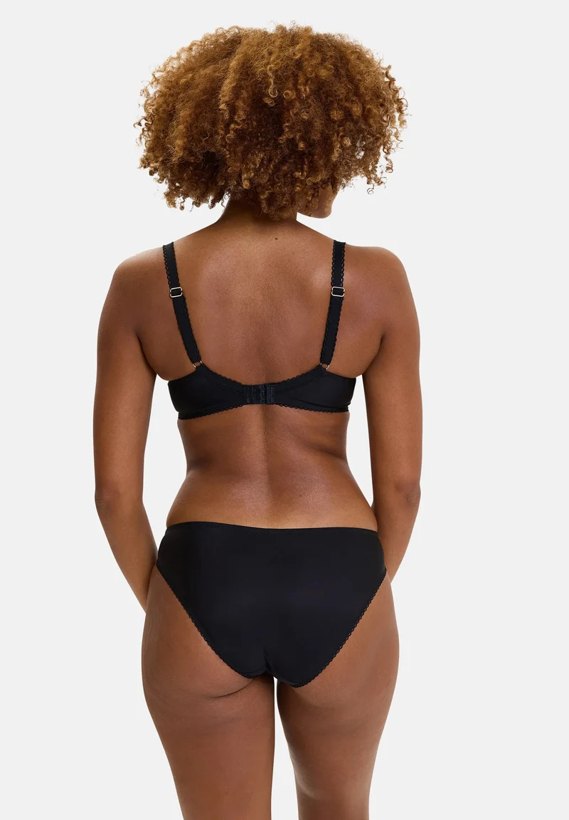 Slip Désiré Noir & Lurex Cuivré