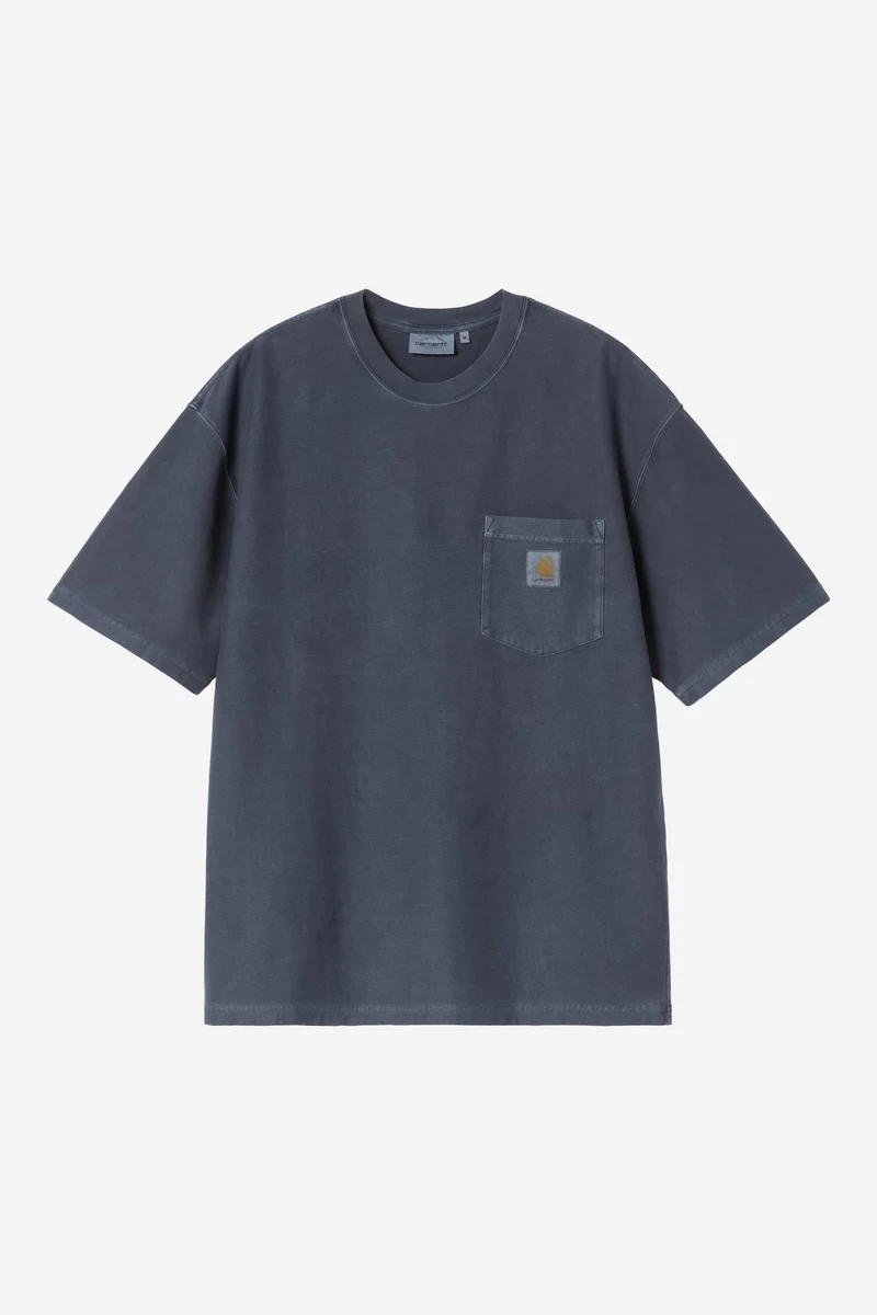 Carhartt Wip LOOSE POCKET S/S TEE Dark Navy garment dyed