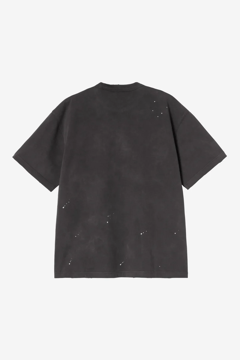 Carhartt Wip PAINTER S/S TEE Black destroy wash splatter