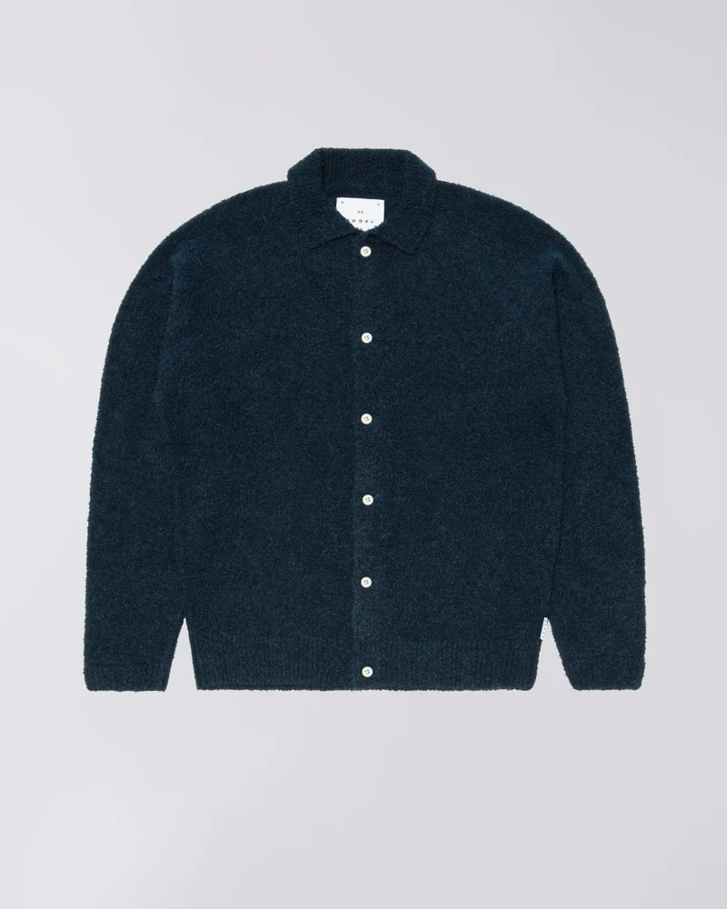 Edwin GEMINI CARDIGAN Navy