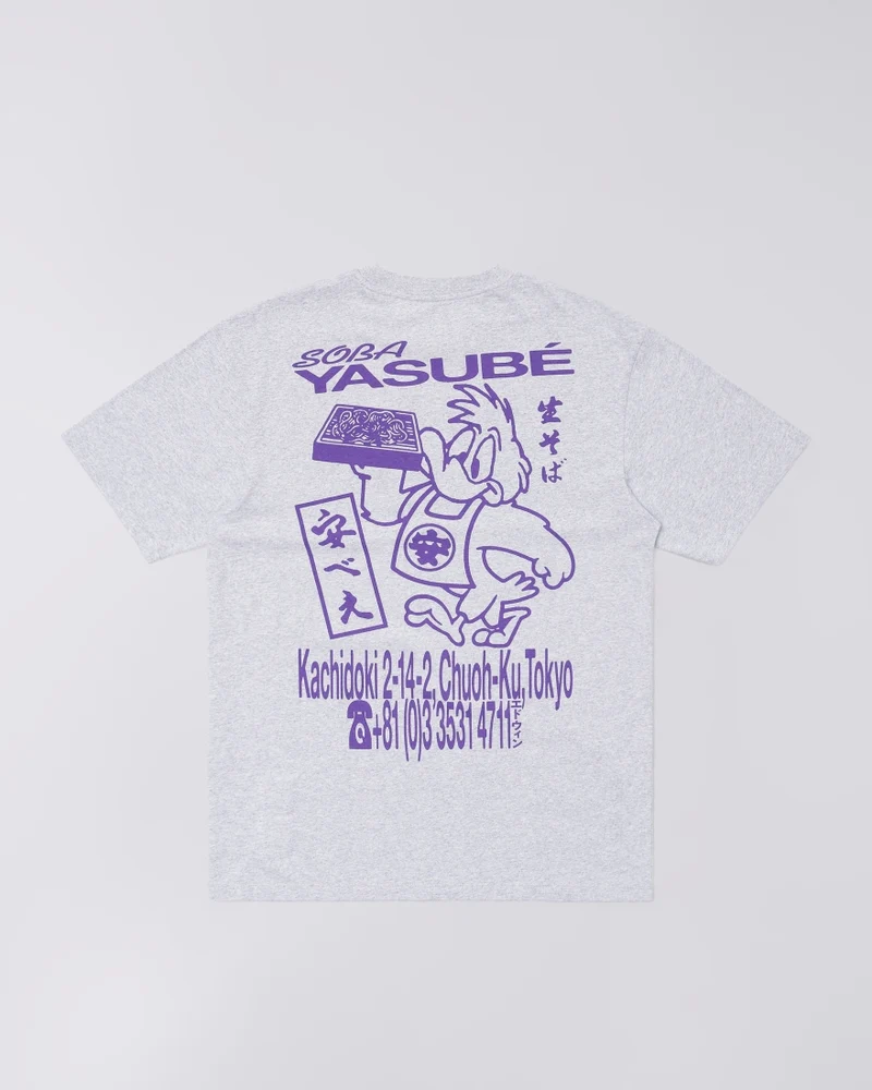 Edwin SOBA YASUBE S/S TEE Grey Marl