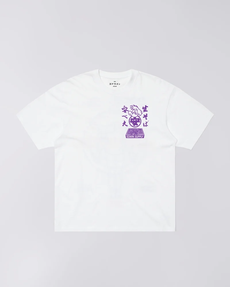 Edwin SOBA YASUBE S/S TEE White