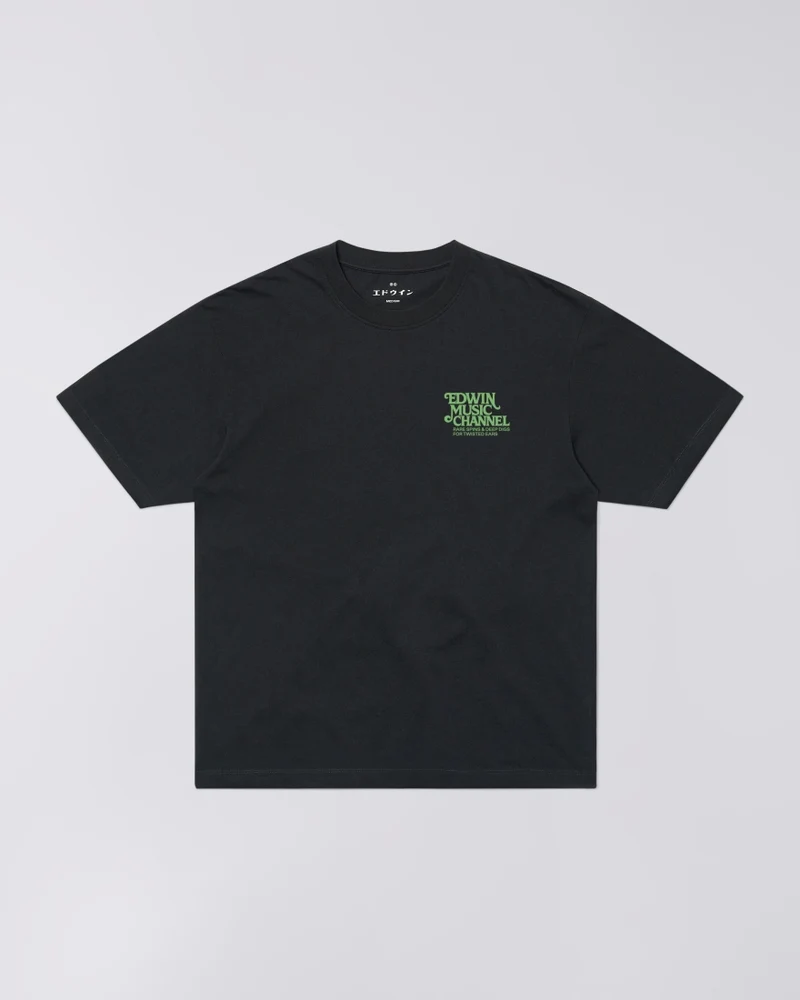 Edwin RARE SPINS S/S TEE Black