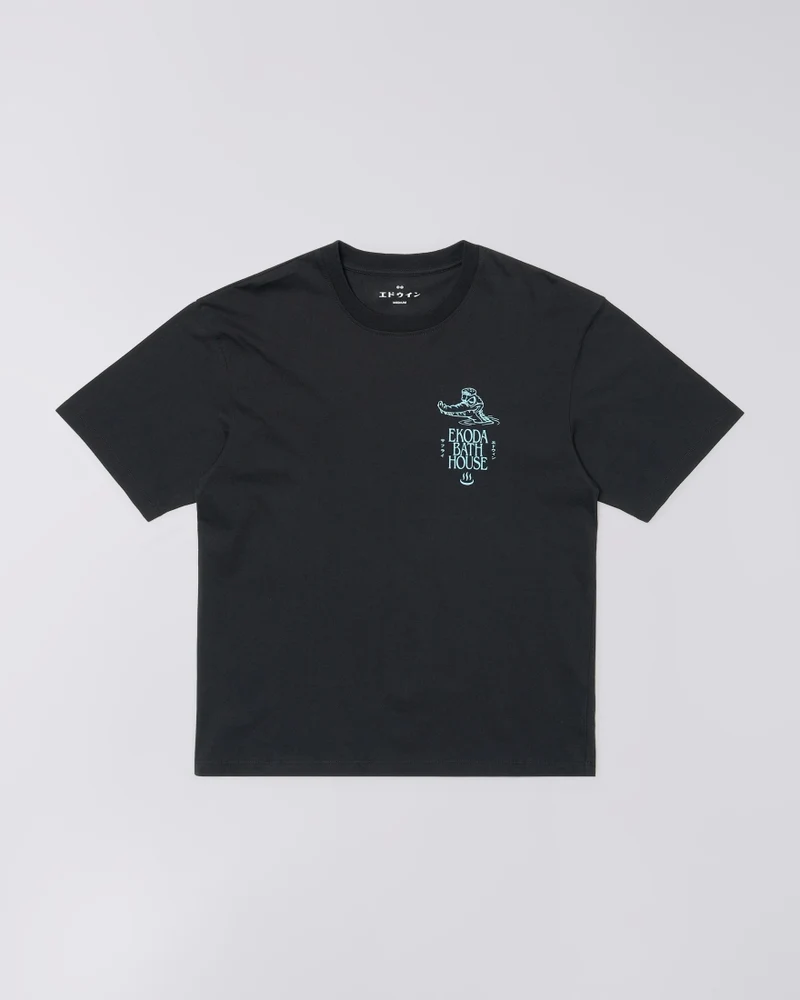 Edwin EKODA BATH HOUSE S/S TEE Black