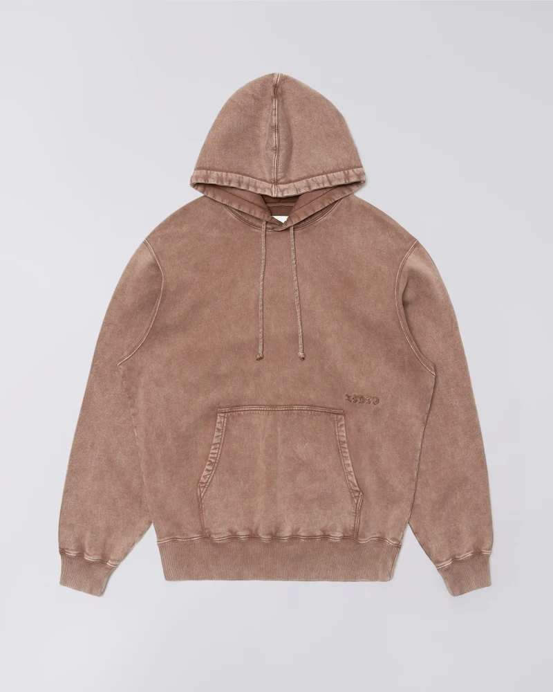 Edwin AXIOM HOODIE SWEAT Brown Marble Fade Out