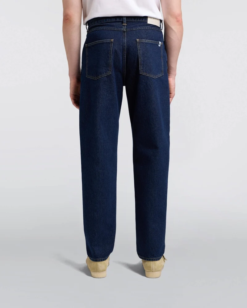 Edwin COSMOS PANT Blue Dark Marble Wash