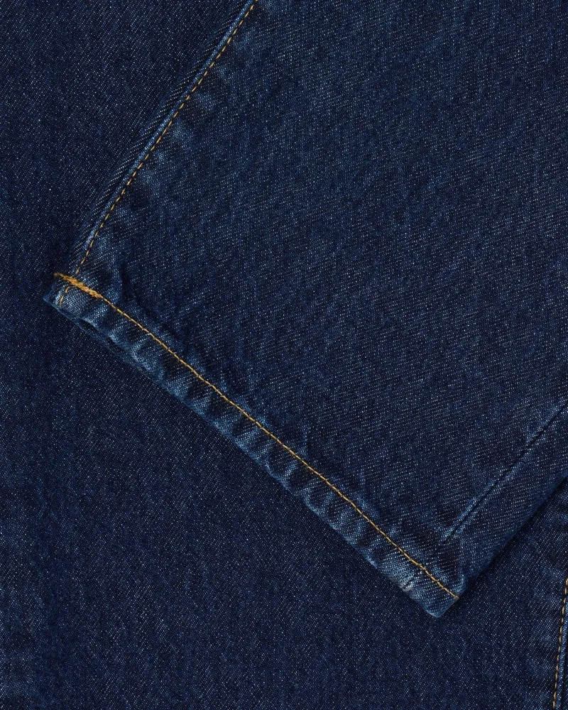 Edwin COSMOS PANT Blue Dark Marble Wash