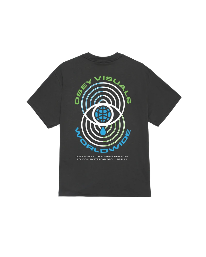 OBEY EARTH CRISIS CLASSIC T-SHIRT VINTAGE BLACK