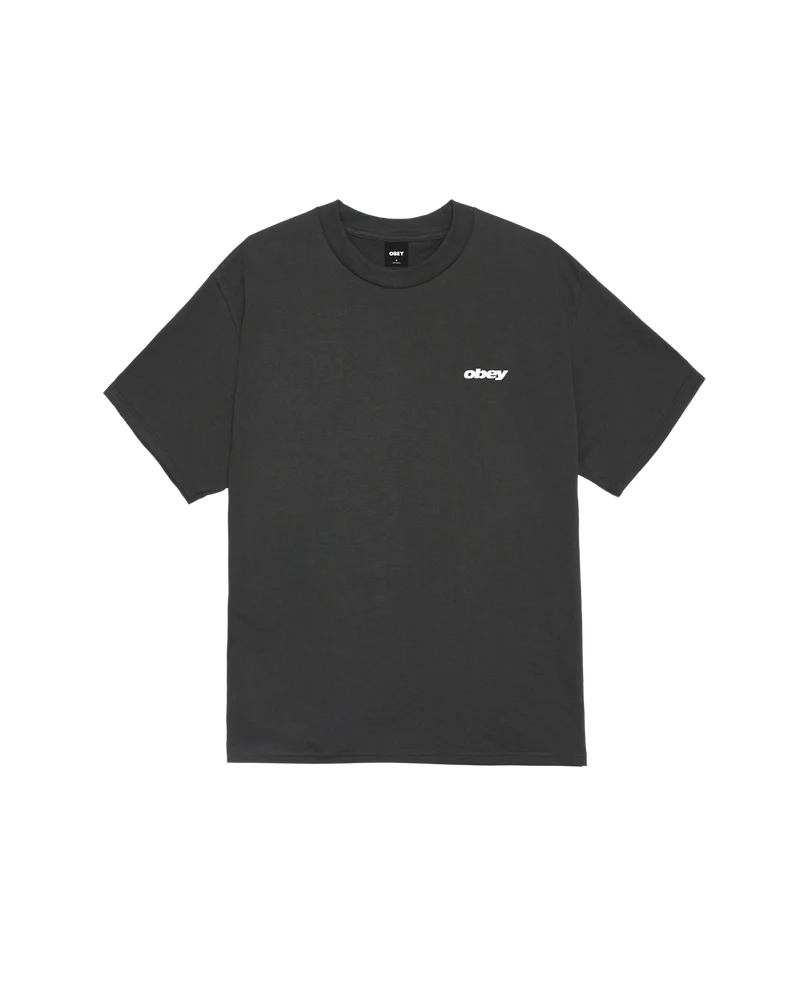 OBEY STRONGER TOGETHER CLASSIC T-SHIRT VINTAGE BLACK