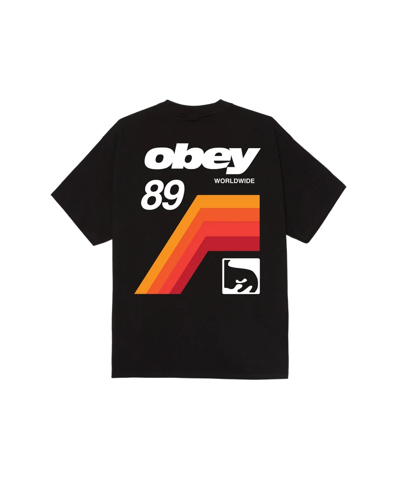 OBEY VHS CLASSIC T-SHIRT BLACK