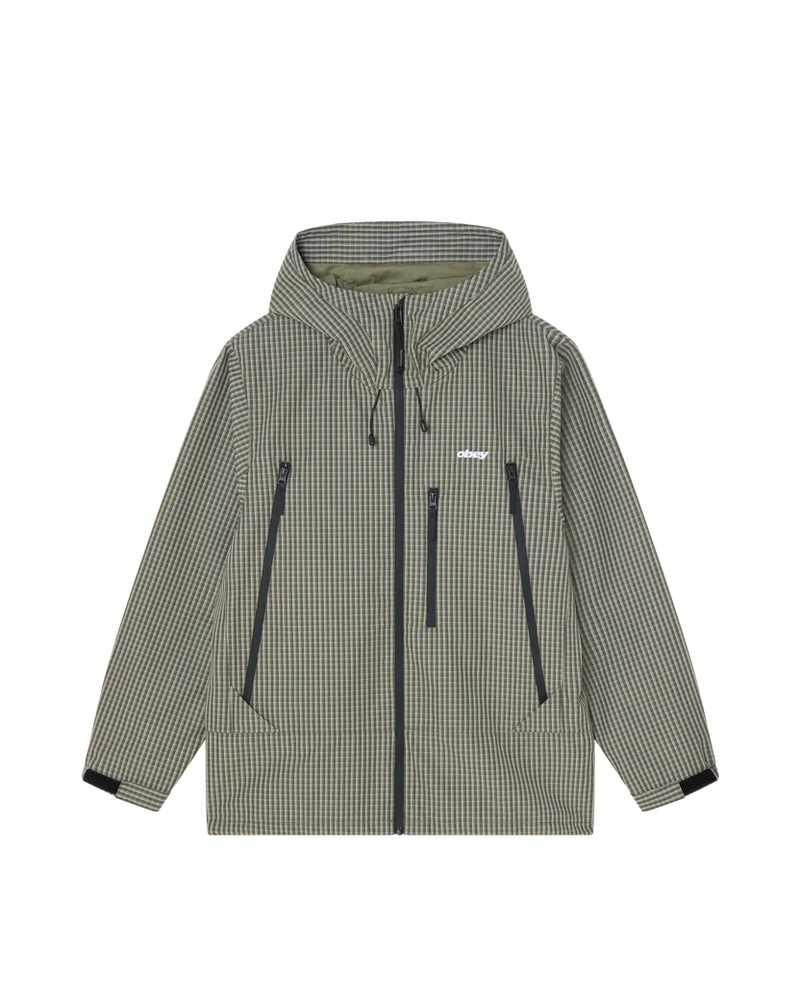 OBEY OBSIDIAN JACKET VETIVER PLAID