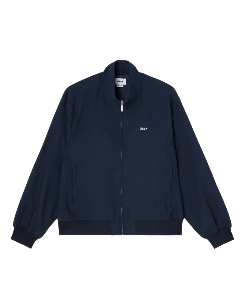 OBEY TAILORED TRACK JACKET NAVY