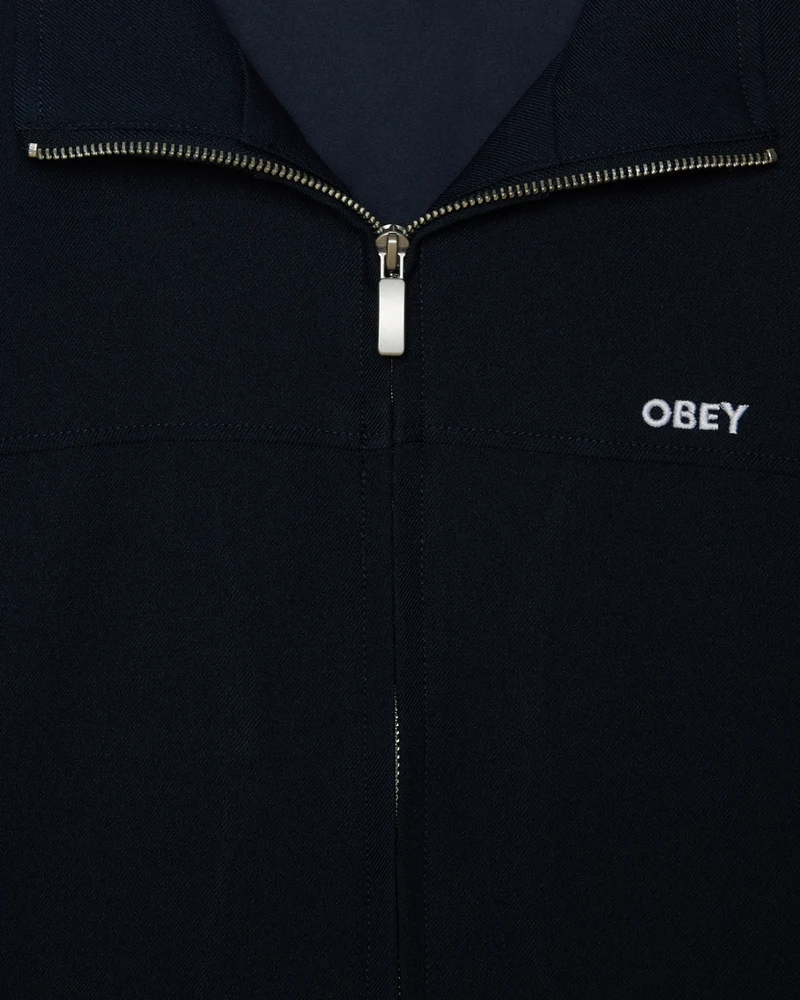 OBEY TAILORED TRACK JACKET NAVY