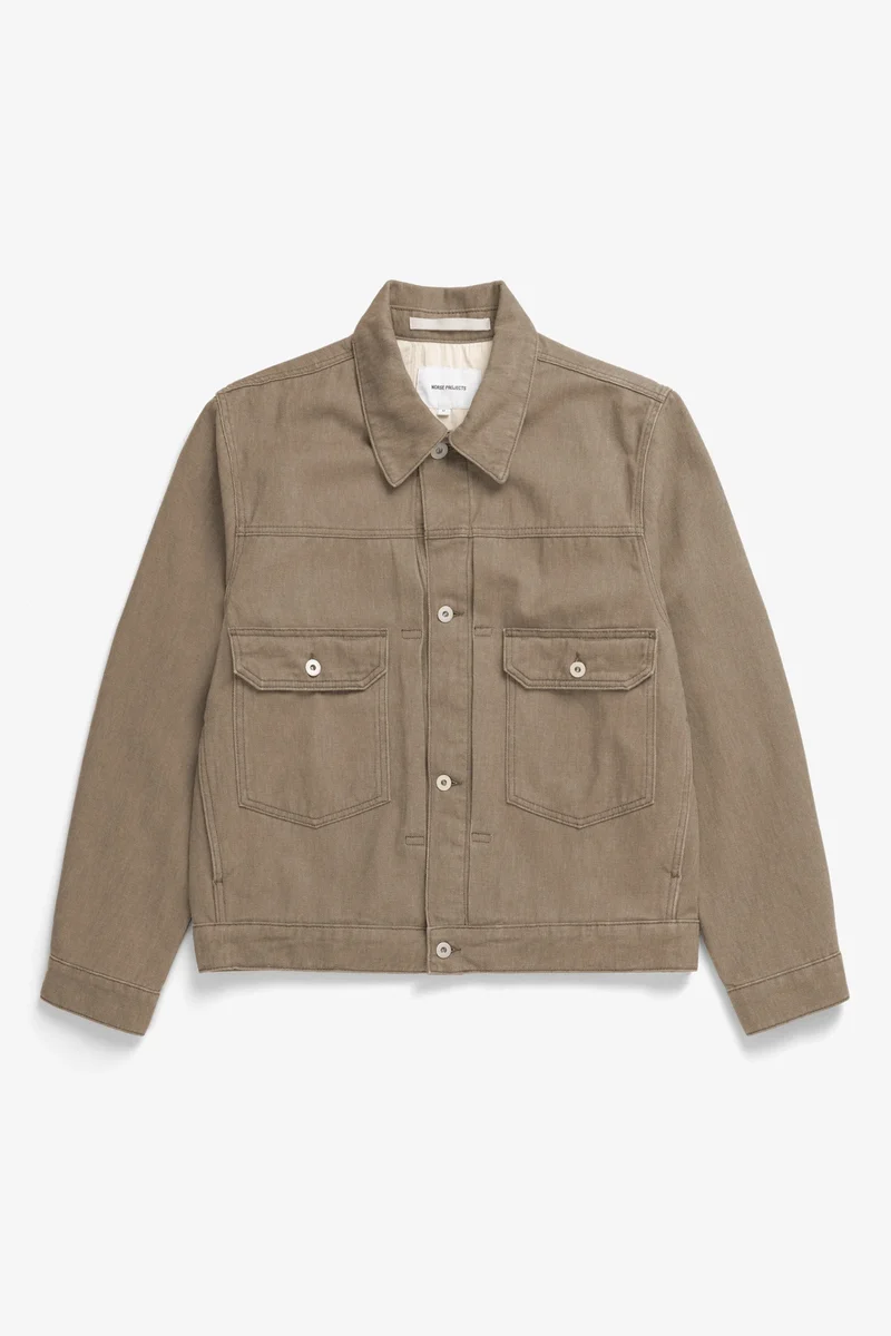 Norse Projects - Storadal jacket twill - Walnut
