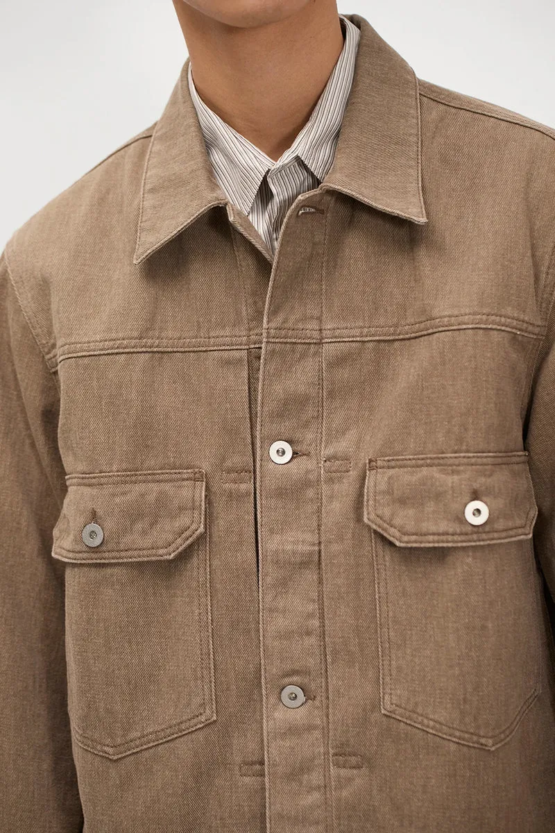 Norse Projects - Storadal jacket twill - Walnut