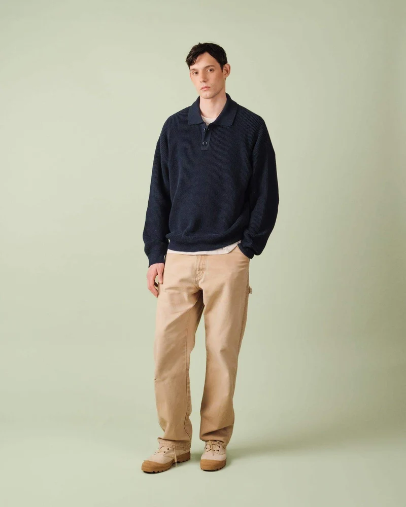 Nitto knitwear - DJIVAN Polo - Marine