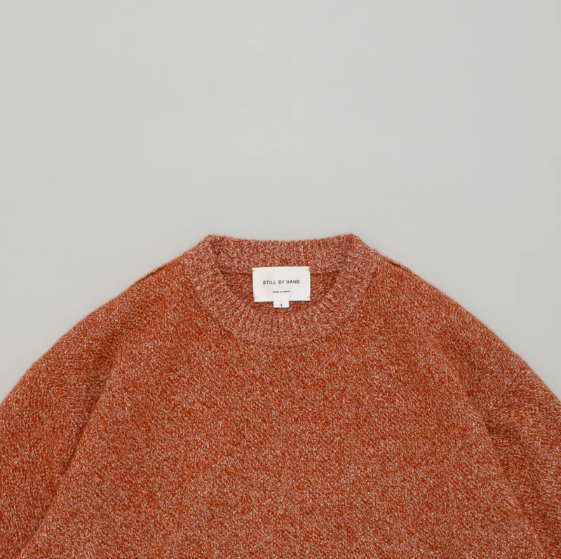 7G Melange Pullover - Melange Orange