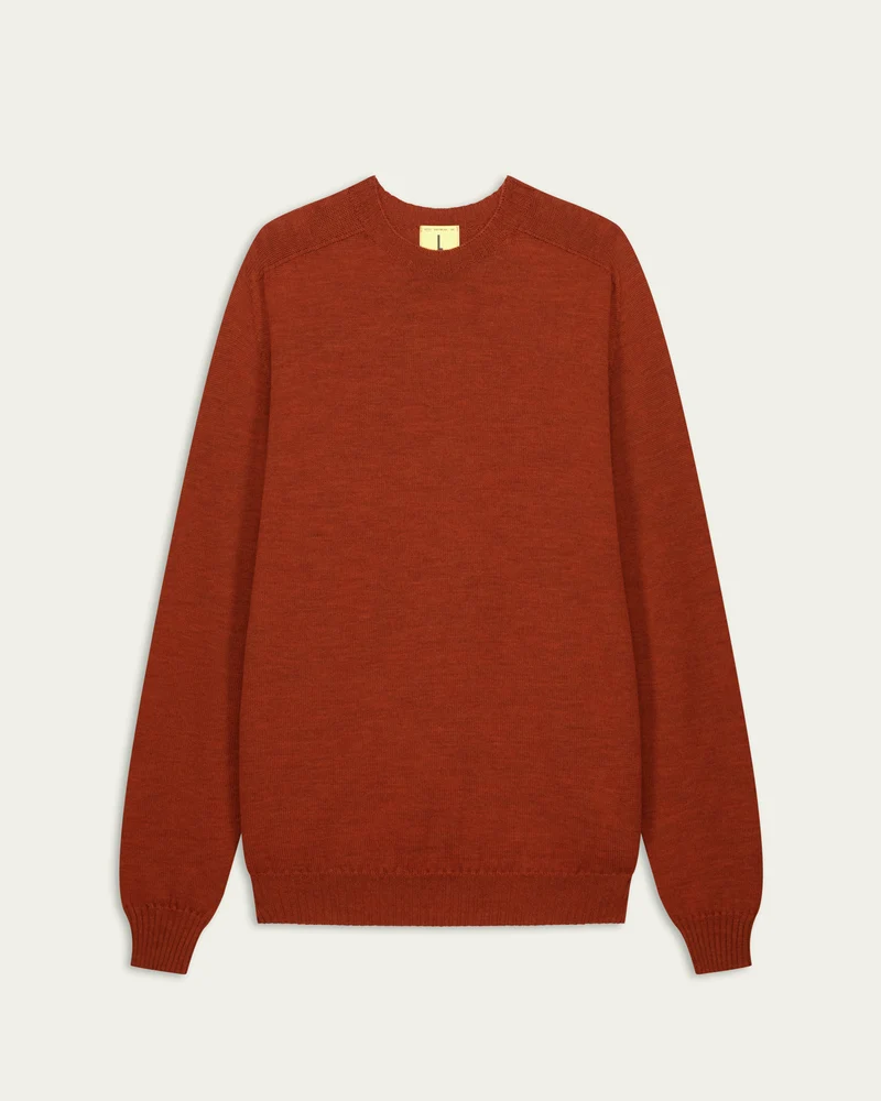 Aris Pull Col Rond - Orange