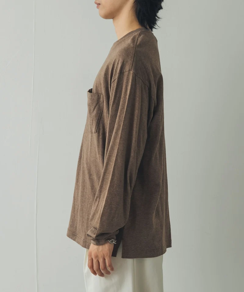 Loose Pocket Long Sleeve - Mocha