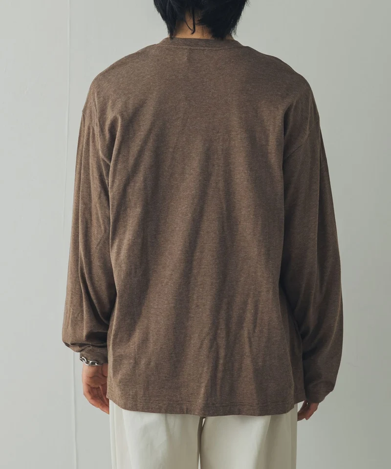 Loose Pocket Long Sleeve - Mocha
