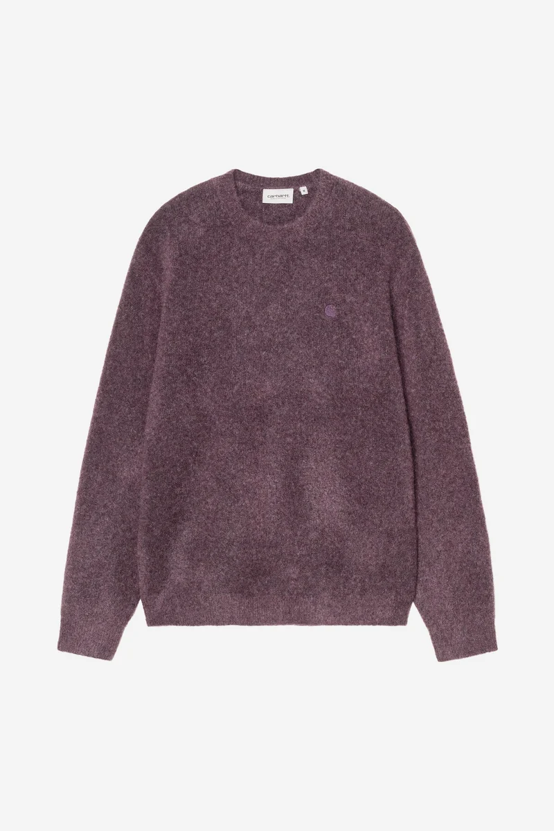 Carhartt Wip CURTIS SWEATER Tangled Shady Purple