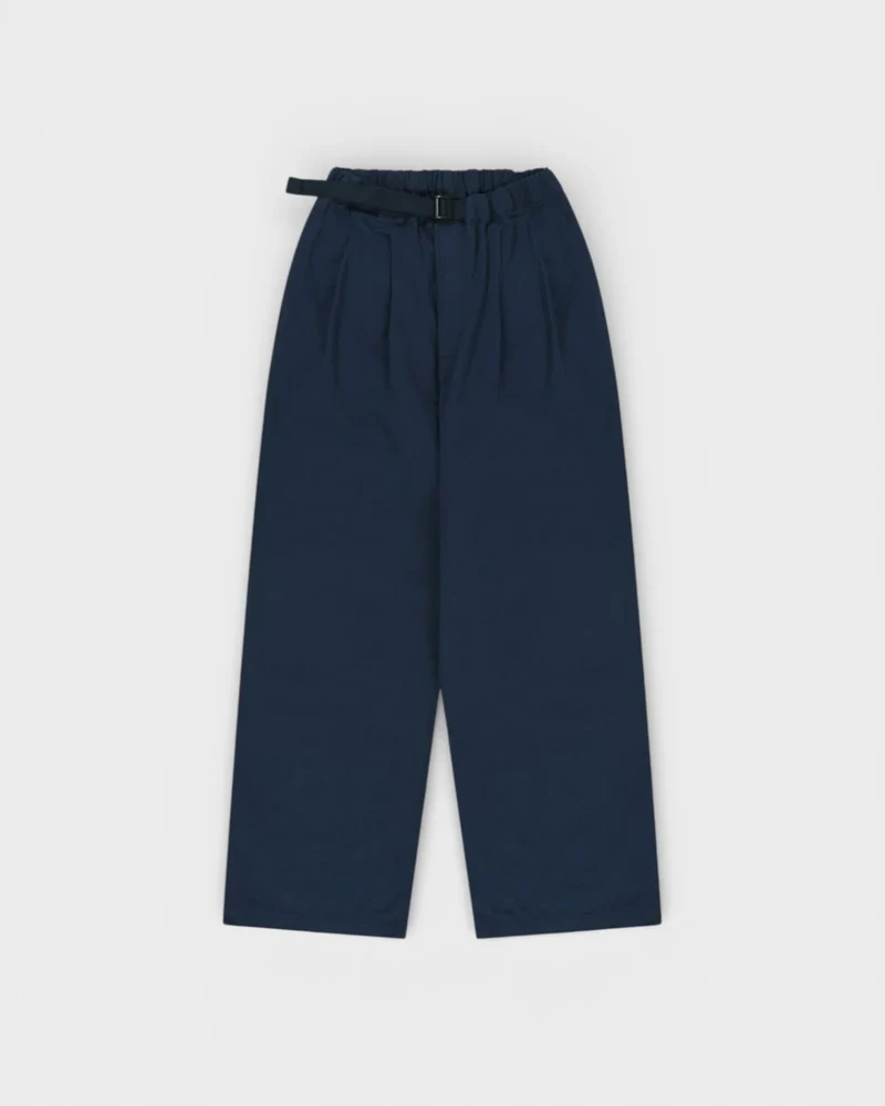 Kappy - Two Tuck Wide Pants - Blue