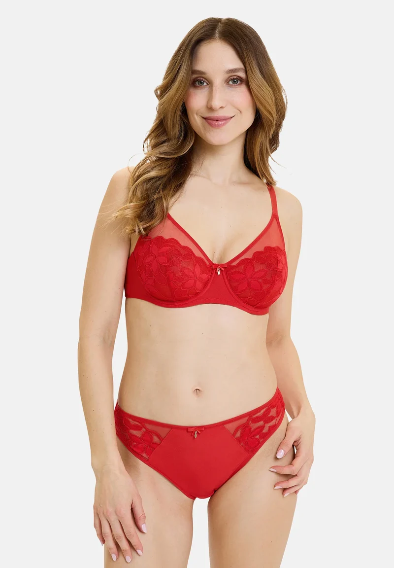 Slip Salomé Rouge Flamboyant