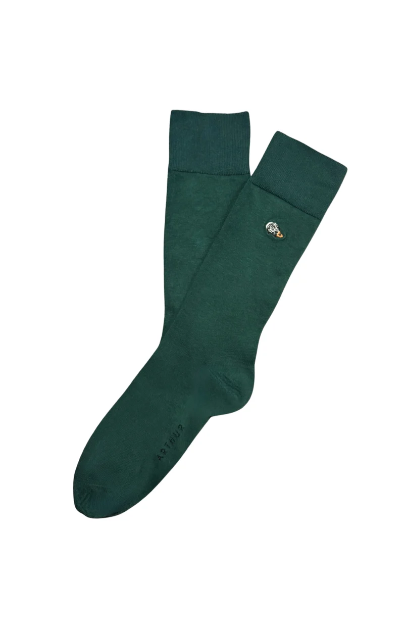 Chaussettes brodées en coton - Spiky