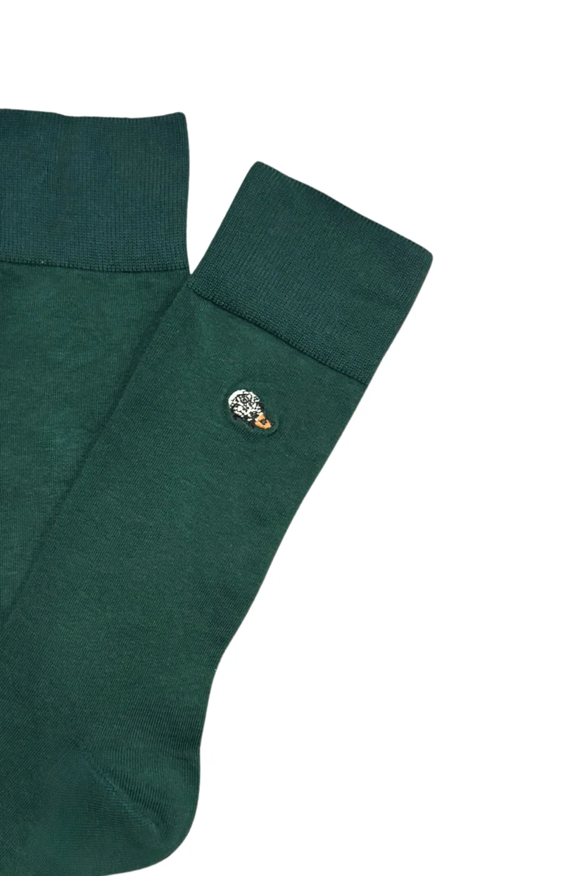 Chaussettes brodées en coton - Spiky