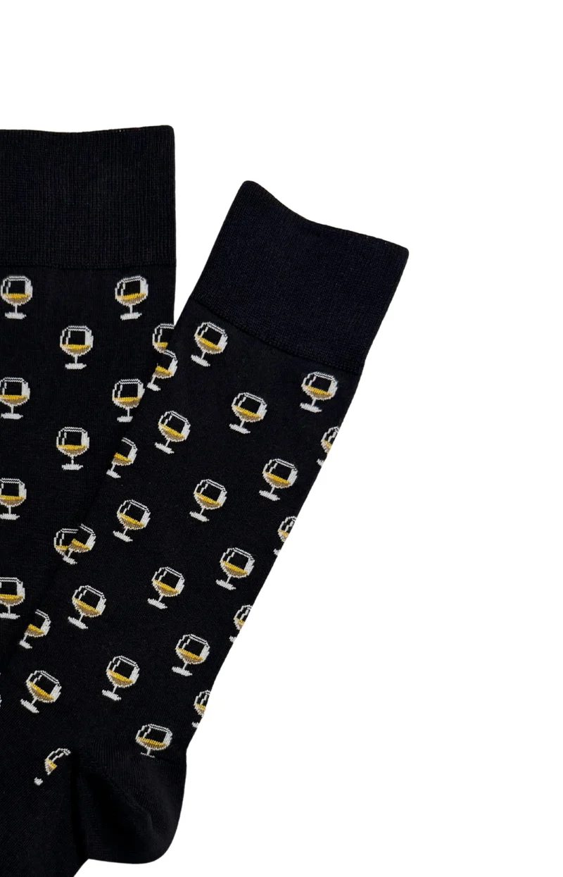 Chaussettes en coton - Cognac
