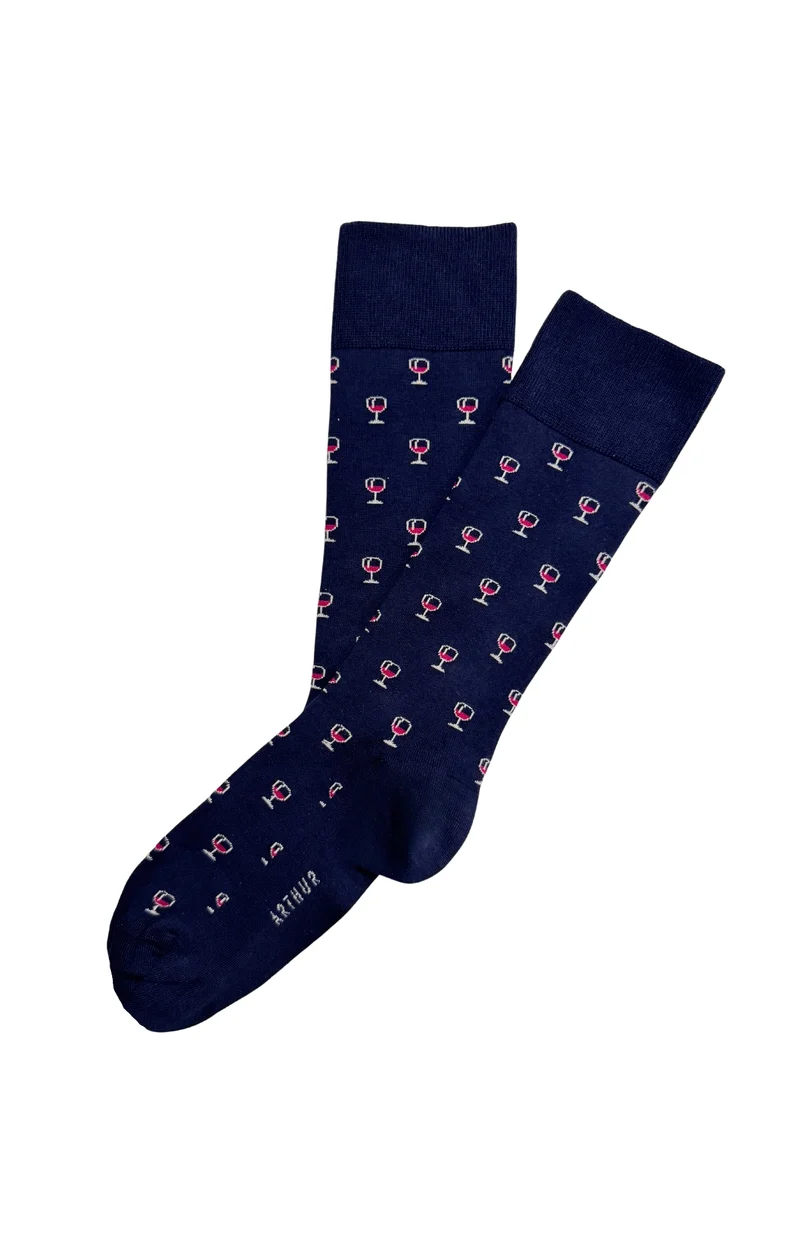 Chaussettes en coton - Vin