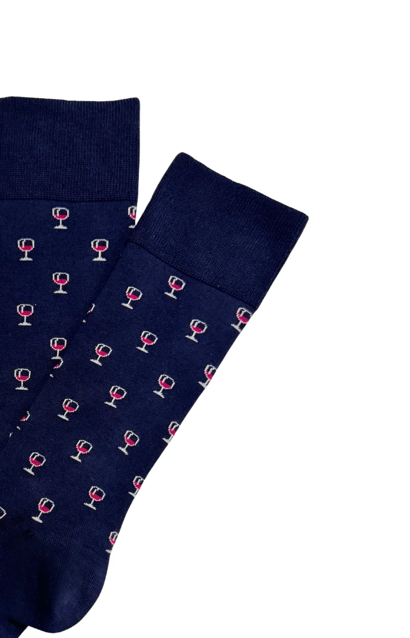 Chaussettes en coton - Vin